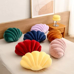 Soft Velvet Decorative Throw Cushions Queeneo Classic Coastal Style Polyester Pillows Sofa Home Decor Accessories