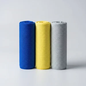 Soft Warp Knitted Microfiber Car Wash Towel Durable Absorbent Lint Free Scratch Free Professional Auto Detailing Drying Cloth