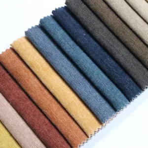 Soft Woven Chenille Sofa Fabric 150GSM 148CM Width Polyester Indoor Upholstery Fabric for Furniture Multicolor Ready to Shop