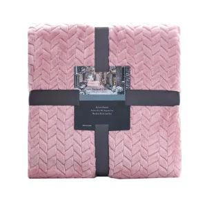Soft Woven Festival Pattern Flannel Throw Blanket Modern Lightweight Blanket for Camping and Travel
