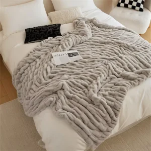 Soft and Comfortable Blanket Simple and Elegant the First Choice for Winter Throw Blanket Faux Fur Blanket Luxury XL