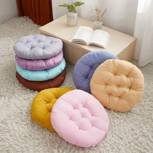 Soft and Comfortable Home Decorative Cute Cushion Outdoor Chair Floor Pillows Cushion Filled with 100% Polyester Fiber