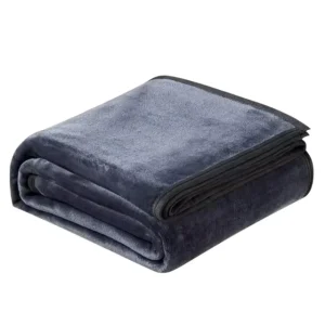 Soft and Cozy Assorted Colors 100% Polyester Coral Fleece Throw Blankets 50 X 60 in