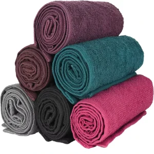 Soft and Luxurious Woven 100% Cotton Bleach Safe Salon Towels 16 by 27 Inch