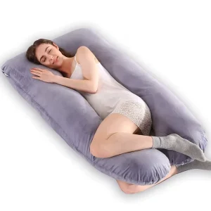 Softer Polyester Pregnancy Pillow Comfort U Shaped Giant Back Support Full Body Pregnancy Pillow