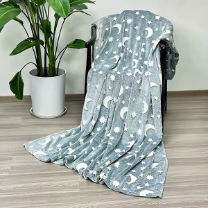 Solid Anti Dust Mite Modern 100% Polyester Raschel Blanket Knitted Flannel Quilt One Piece for Air Conditioned Nap Printed Sofa