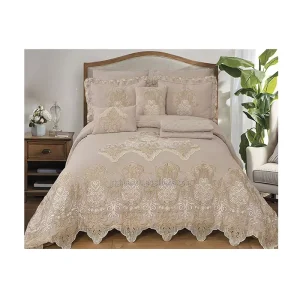 Solid Color 100% Polyester 300TC Eco Friendly Customizable Bedding Set Duvet Cover Set Sheet Pillowcase Fitted Sheet Embroidered