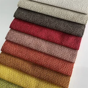 Solid Color 100% Polyester Blackout Waterproof Eco Friendly Sofa Upholstery Fabric for Curtains and Accessories