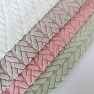 Solid Color 100% Polyester Dyed Twill Jacquard Knitted Velvet Sofa Cover Fabric Soft Slipcover Medium Weight Shrink Resistant