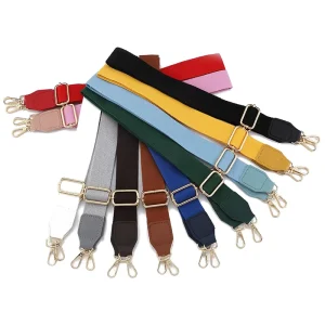 Solid Color 38mm Wide Adjustable Crossbody Bag Straps Plain Purse Shoulder Replacement Belt Fabric Special Bag Parts Accessories