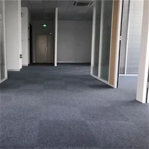 Solid Color Carpet Tile Square Loop Pile Commercial Flooring