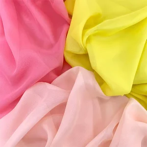 Solid Color Chiffon Polyester Sheer Fabric, Soft Lightweight for Wedding Dress, Evening Gown, Scarf, Hijab, Skirt, Top