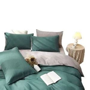 Solid Color Double Sided Brushed Microfiber Duvet Cover High Quality Luxury Bed Sheet Duvet Cover 4 Pieces Bedding Sets
