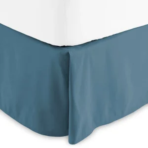 Solid Color Fitted Sheet 100% Brushed Microfiber Flat Sheet Bed Skirt