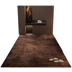 Solid Color High-end Full Carpet Rectangle Entrance Door Mat for Large Doorway and Hall Can Be Cut