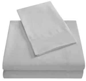 Solid Color Luxury Super Soft Microfiber Flat Sheet Fitted Sheet 4pcs Bamboo Bed Sheet Sets