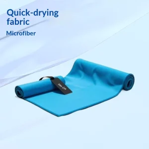 Solid Color Microfiber Beach Towel Outdoor Yoga Swimming Absorbent Quick-dry Double-sided Fleece Sports Breathable 200g
