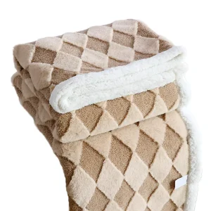 Solid Color Polyester Woven Multi-functional Throw Blanket Sofa Bed Lightweight Warm Plush Cover Hotel