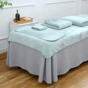 Solid Color Spa Towel Custom Embroidered Bed Wrap Esthetician Cosmetologist Quick Dry Bath Towel Absorbent