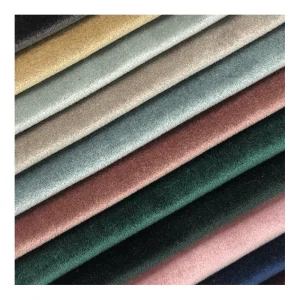 Solid Color Thickened Golden Velvet Fabric for Home Textiles Custom Sofa Table Cloth and Pillow Fabric