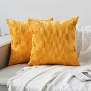 Solid Color Throw Pillow Case Velvet Cushion Cover