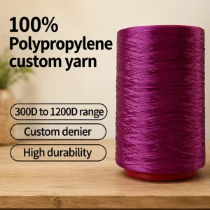 Solid Core 100% Polypropylene FDY Yarn 600D Denier OE Technics Durable for Bags Luggage Textile Weaving and Hand Knitting