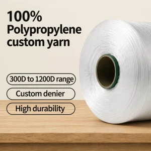 Solid Core FDY 100% Polypropylene Yarn Standard Strength OE Technics Raw for Hand Knitting