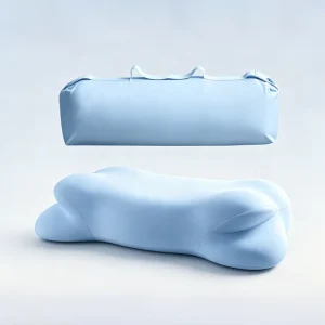 Solid Foldable Neck Care Pillow Multi-scene Home Office Outdoor Sleeping Cushion