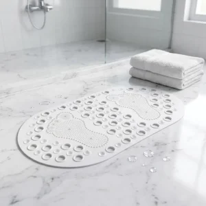 Solid Foot Massage Function Anti Slip Safety Shower PVC Mat Fancy Bath Mats PVC Plastic Mat Personalized Bath Foot Mat