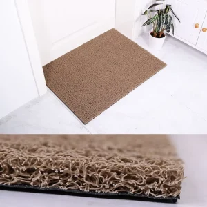 Solid Machine Made Bath Mat Shower Mat Bathtub Mat Non Slip Quick Drying PVC Coil Loop Noodle Door Cushion Spaghetti Carpet