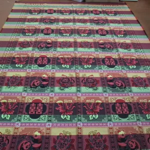 Solid Pattern Raschel Knitted Cotton Blanket Price for Africa Market