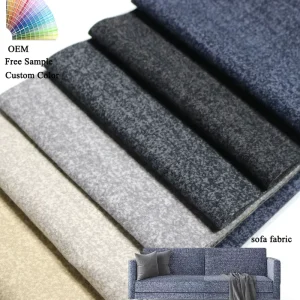 Solid Plain Velvet Fabric Heavyweight Water Resistant Breathable Upholstery Textile for Furniture Sofa Applications Stable