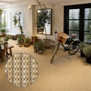 Solid Tough Sisal Carpet Anti Scratch From Cat Claws for Family Room and Physical Store