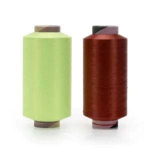Solution Dyed Polyester DTY Yarn OEKO TEX No Dyeing Needed Recycled GRS Available for Blanket Curtain Wallcovering Blind