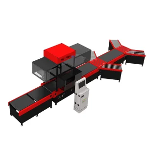 Sorter Separation Cross Belt Parcel Dimens Weight Automated Scan Sorting Conveyor Line System Machine