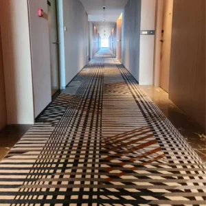 Sound Insulation Nylon 6 Printed Carpet for Hotel Corridor Luxury Hallway Runner Broadloom Wall to Wall Carpet