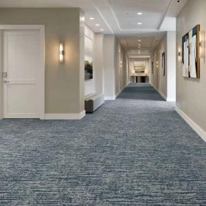 Soundproof Anti Slip High Pile Printed Nylon Polypropylene Luxury Hotel Carpet Geometric Roll Lobby & Corridor Use