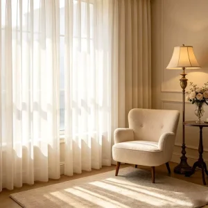 Soundproof Dust Proof Custom Motorized Smart Curtains Remote Control Left/Right Biparting Open Polyester/Linen All-Season Living