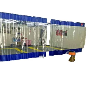 Soundproof Flame Retardant Water Resistant Windproof Coated Warp Woven Plain Heavy Duty PVC Tarpaulin Car Wash Curtain