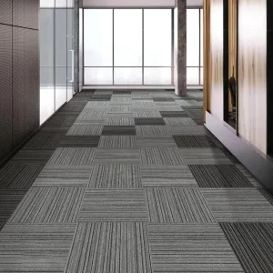 Soundproof Polypropylene Carpet Tile Office Carpet Commercial Building Meeting Room Custom Pattern Floor Carpet Tiles Factory