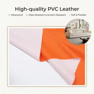 Source Factory Direct PVC Leather Fabric Aging Resistant Sofa Chair Home Use