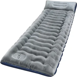 Source Factory High R Value 5.5 Inflatable Sleeping Pad Summer Mat Lightweight Sleeping Camping Air Mat for Camping