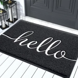 Spaghetti Noodles Pvc Coil Door Mats Spanish Custom Embossed logo Entrance Welcome Doormat Outdoor Front Outdoor Carpet for Home