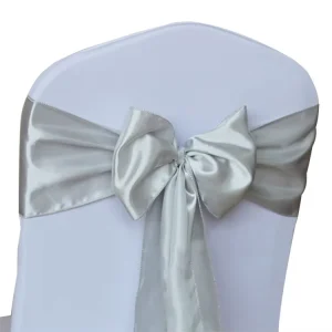 Spandex Banquet Wedding Chair Back Sashes Decoration Chair Back Floral Chair Cover Bow Sashes for Wedding