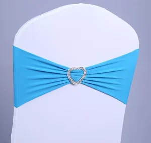 Spandex Chair Cover Sashes for Weddings and Banquets
