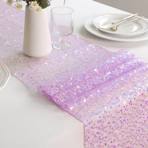 Sparkling Table Flag Table Runner European Fashion Style Family Restaurant Cafe Polyester
