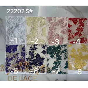Special Fashion New Style Jacquard Fabric Beautiful Stages Wedding Dress DIY Customized Fabric