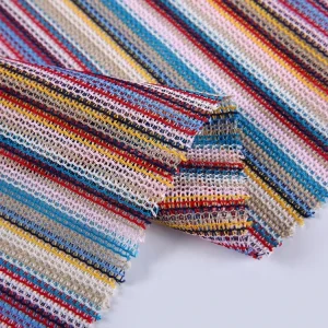 Special Herringbone Textile Materials Dyed Warp Knit Polyester Crochet Lace Fabric for Dress