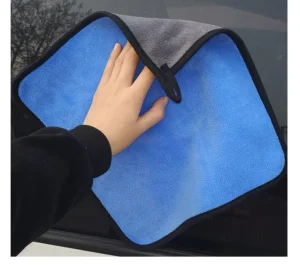 Special Thickened Coral Velvet Car Wash Cloth Fiber Based Non Deer Skin Absorbent Mark Free Towel for Cleaning Glass Body