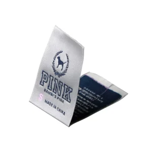 Specialized Garment Woven Labels Custom made Hot melt Adhesive Washable Fabric Labels for Clothing Home Textile Made in China